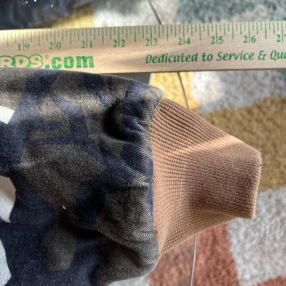 90s Predator Camo Insulated Bomber Jacket Size XL - Picture 8 of 8